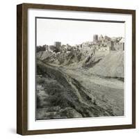 Elche (Spain), View of the West Side of the City, Circa 1885-1890-Leon, Levy et Fils-Framed Photographic Print