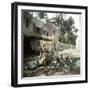 Elche (Spain), Women Washing Laundry at the Foot of the Duke of Altamira's House and Mill-Leon, Levy et Fils-Framed Photographic Print