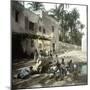 Elche (Spain), Women Washing Laundry at the Foot of the Duke of Altamira's House and Mill-Leon, Levy et Fils-Mounted Photographic Print