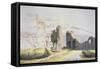 Elden Monastery-Caspar David Friedrich-Framed Stretched Canvas