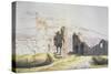 Elden Monastery-Caspar David Friedrich-Stretched Canvas