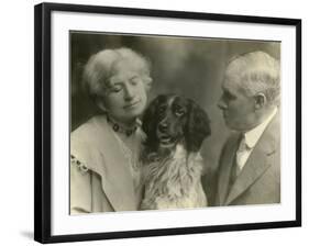 Elder Annie Oakley, Her Husband & Dog Dave-Sherman-Framed Art Print