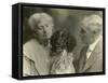 Elder Annie Oakley, Her Husband & Dog Dave-Sherman-Framed Stretched Canvas