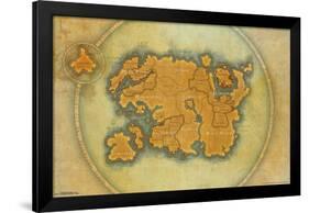 ELDER SCROLLS ONLINE - MAP-null-Framed Poster