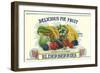 Elderberry Can Label-null-Framed Art Print