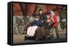 Elderly Chinese In Wheelchairs-Mark Williamson-Framed Stretched Canvas