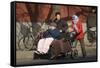 Elderly Chinese In Wheelchairs-Mark Williamson-Framed Stretched Canvas