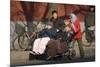 Elderly Chinese In Wheelchairs-Mark Williamson-Mounted Photographic Print