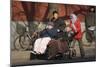 Elderly Chinese In Wheelchairs-Mark Williamson-Mounted Photographic Print