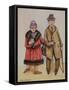 Elderly Couple, 1985-Gillian Lawson-Framed Stretched Canvas