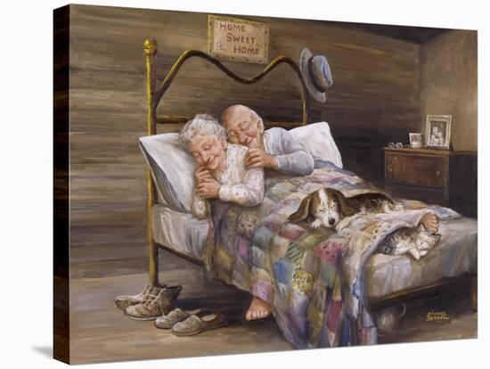 Elderly Couple-Dianne Dengel-Stretched Canvas