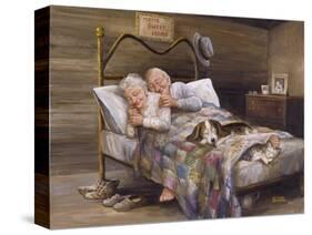 Elderly Couple-Dianne Dengel-Stretched Canvas