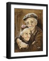 Elderly Couple-Dianne Dengel-Framed Giclee Print