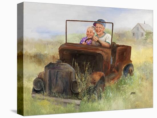 Elderly Couple-Dianne Dengel-Stretched Canvas