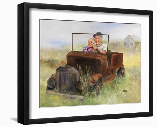 Elderly Couple-Dianne Dengel-Framed Giclee Print