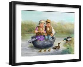 Elderly Couple-Dianne Dengel-Framed Giclee Print