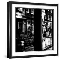 Elderly Male Sitting Alone in a Cafe-Rory Garforth-Framed Photographic Print