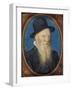 Elderly Man in a Black Hat, 1588-Isaac Oliver-Framed Giclee Print