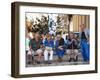 Elderly Men, Ile Rousse, Corsica, France-Yadid Levy-Framed Photographic Print