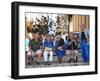 Elderly Men, Ile Rousse, Corsica, France-Yadid Levy-Framed Photographic Print