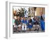 Elderly Men, Ile Rousse, Corsica, France-Yadid Levy-Framed Photographic Print