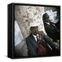 Elderly Men Posing with Cigars, Havana, Cuba, West Indies, Central America-Lee Frost-Framed Stretched Canvas