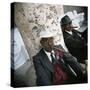 Elderly Men Posing with Cigars, Havana, Cuba, West Indies, Central America-Lee Frost-Stretched Canvas