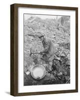 Elderly Miner Named "Daddy"-null-Framed Photographic Print