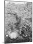 Elderly Miner Named "Daddy"-null-Mounted Photographic Print