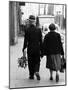 Elderly Polish Couple Walking Hand in Hand-Paul Schutzer-Mounted Premium Photographic Print