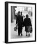 Elderly Polish Couple Walking Hand in Hand-Paul Schutzer-Framed Photographic Print