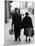 Elderly Polish Couple Walking Hand in Hand-Paul Schutzer-Mounted Photographic Print