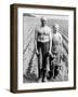 Elderly Polish Farming Couple Posing in the Fields Near Bialystok-Paul Schutzer-Framed Photographic Print