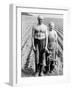 Elderly Polish Farming Couple Posing in the Fields Near Bialystok-Paul Schutzer-Framed Photographic Print