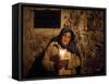 Elderly Woman Holds a Candle as She Takes Part in a Procession During Holy Week in Taxco, Mexico-null-Framed Stretched Canvas