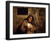 Elderly Woman Holds a Candle as She Takes Part in a Procession During Holy Week in Taxco, Mexico-null-Framed Photographic Print