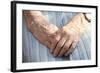 Elderly Woman's Hands-Victor De Schwanberg-Framed Premium Photographic Print