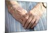 Elderly Woman's Hands-Victor De Schwanberg-Mounted Premium Photographic Print