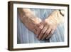 Elderly Woman's Hands-Victor De Schwanberg-Framed Photographic Print