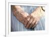 Elderly Woman's Hands-Victor De Schwanberg-Framed Photographic Print