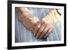 Elderly Woman's Hands-Victor De Schwanberg-Framed Photographic Print