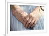 Elderly Woman's Hands-Victor De Schwanberg-Framed Photographic Print