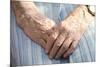 Elderly Woman's Hands-Victor De Schwanberg-Mounted Photographic Print