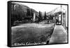 Eldora, Colorado - Street Scene-Lantern Press-Framed Stretched Canvas