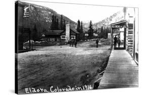 Eldora, Colorado - Street Scene-Lantern Press-Stretched Canvas