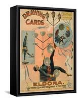 Eldora, Premier Equilibrist and Juggler of the World Poster-Lantern Press-Framed Stretched Canvas