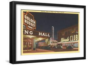 Eldorado Club, Golden Nugget, Las Vegas, Nevada-null-Framed Art Print