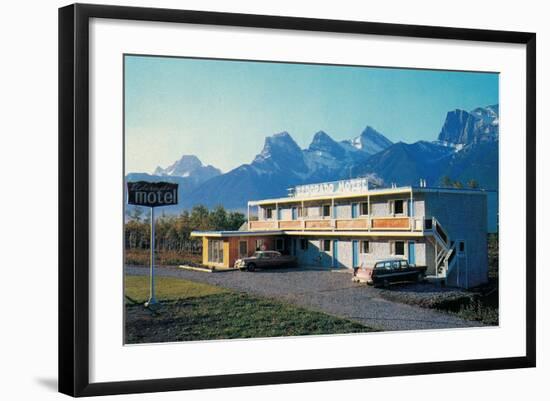 Eldorado Motel in the Mountains-null-Framed Art Print