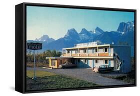 Eldorado Motel in the Mountains-null-Framed Stretched Canvas