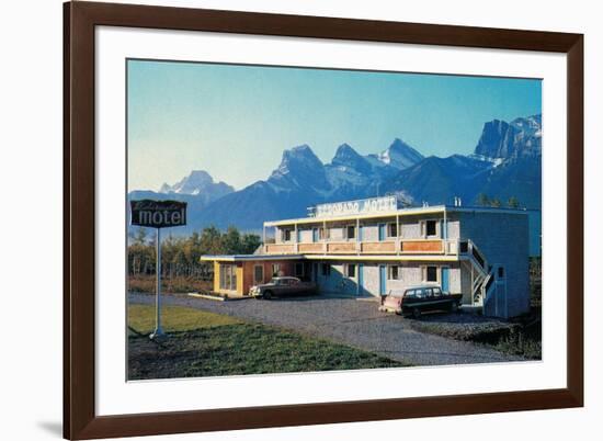 Eldorado Motel in the Mountains-null-Framed Art Print